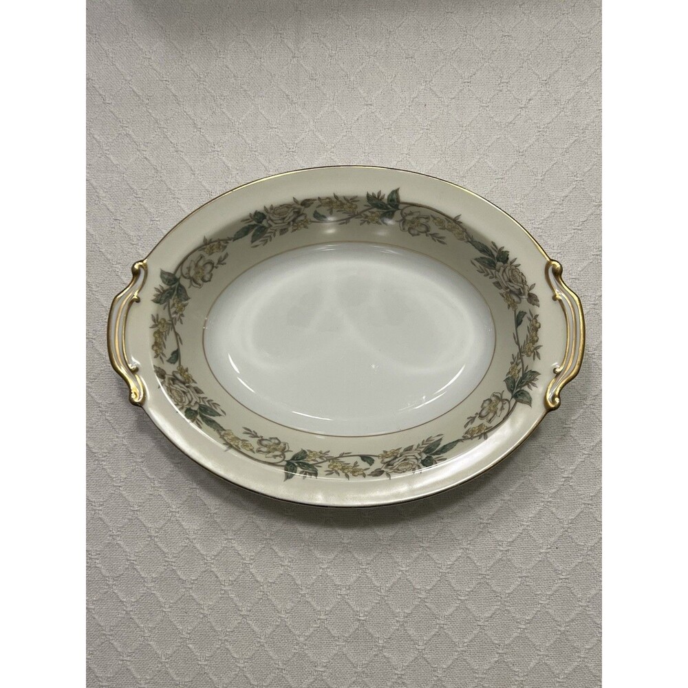 Vintage 1940 Noritake China Oval Vegetable Bowl Pattern 5020